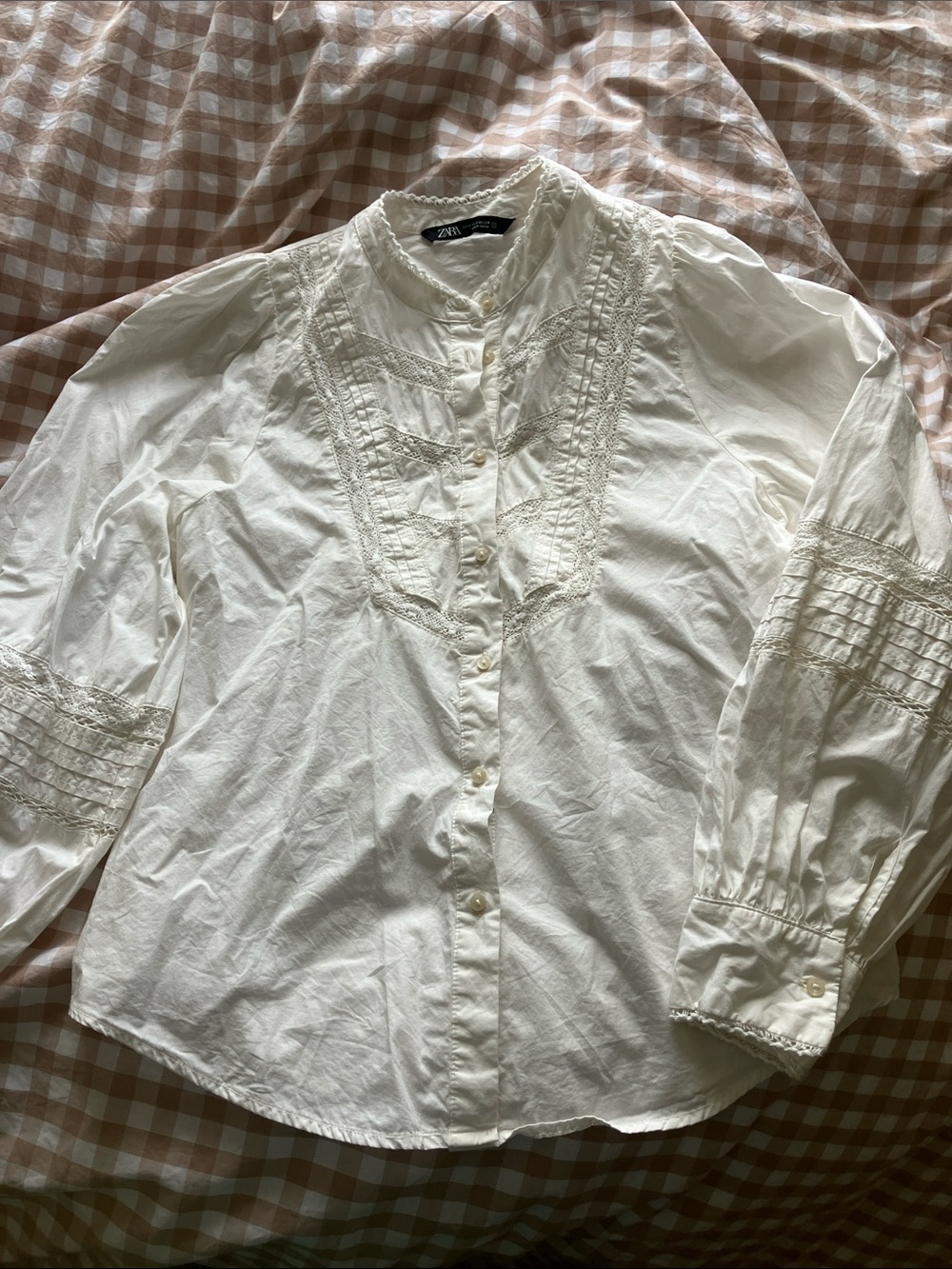 Zara eyelet lace top